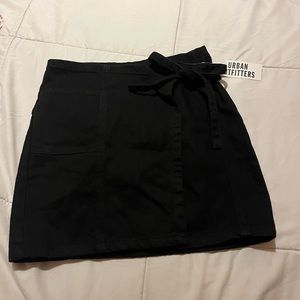 Urban Outfitters Black Jean Skirt New With Tags